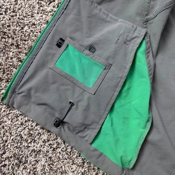 Scottevest SeV Kelly Jacket Womens L Gray Green Golf Magnetic Embroidered Logo - Picture 10 of 16
